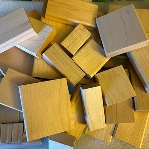 🪵 #1 Bundle of Wood Blocks (49 pieces) *NO BUNDLING*